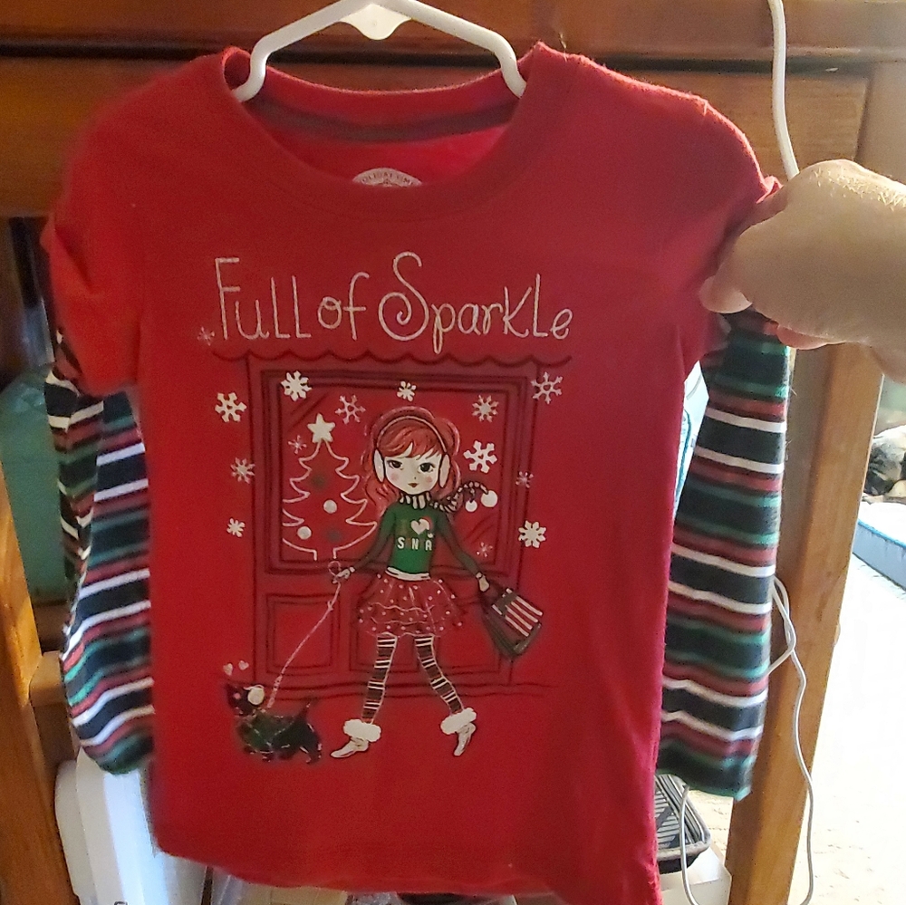 4/5 Kids Top, Holiday